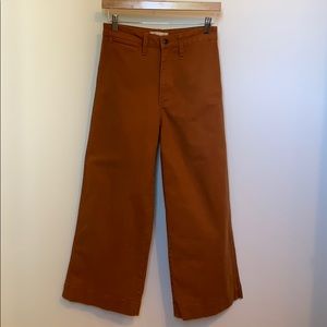 Madewell Emmett Wide Leg Cropped Pants